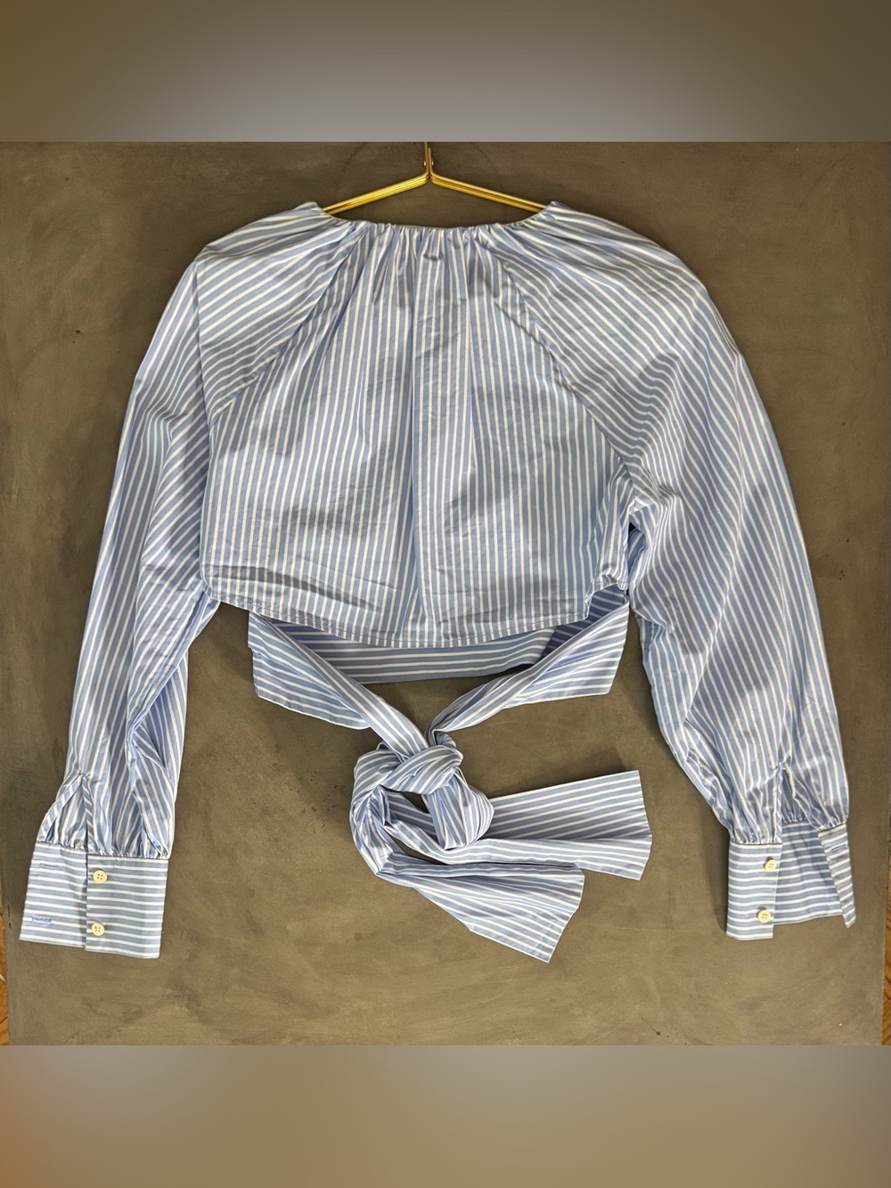 Diane von Furstenberg (DVF) Wrap Crop Blouse - Picture 8 of 9